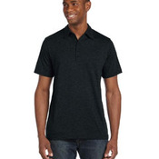 Men's Jersey Short-Sleeve Five-Button Polo