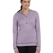 Ladies' Half-Zip Long-Sleeve Hoodie