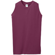 Girls' Sleeveless V-Neck Poly/Cotton Jersey