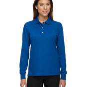 Ladies' Piqué Long-Sleeve Polo with Teflon®