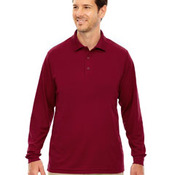 Men's Pinnacle Performance Long-Sleeve Piqué Polo