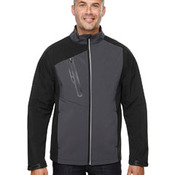 Men's Terrain Colorblock Soft Shell with Embossed Print